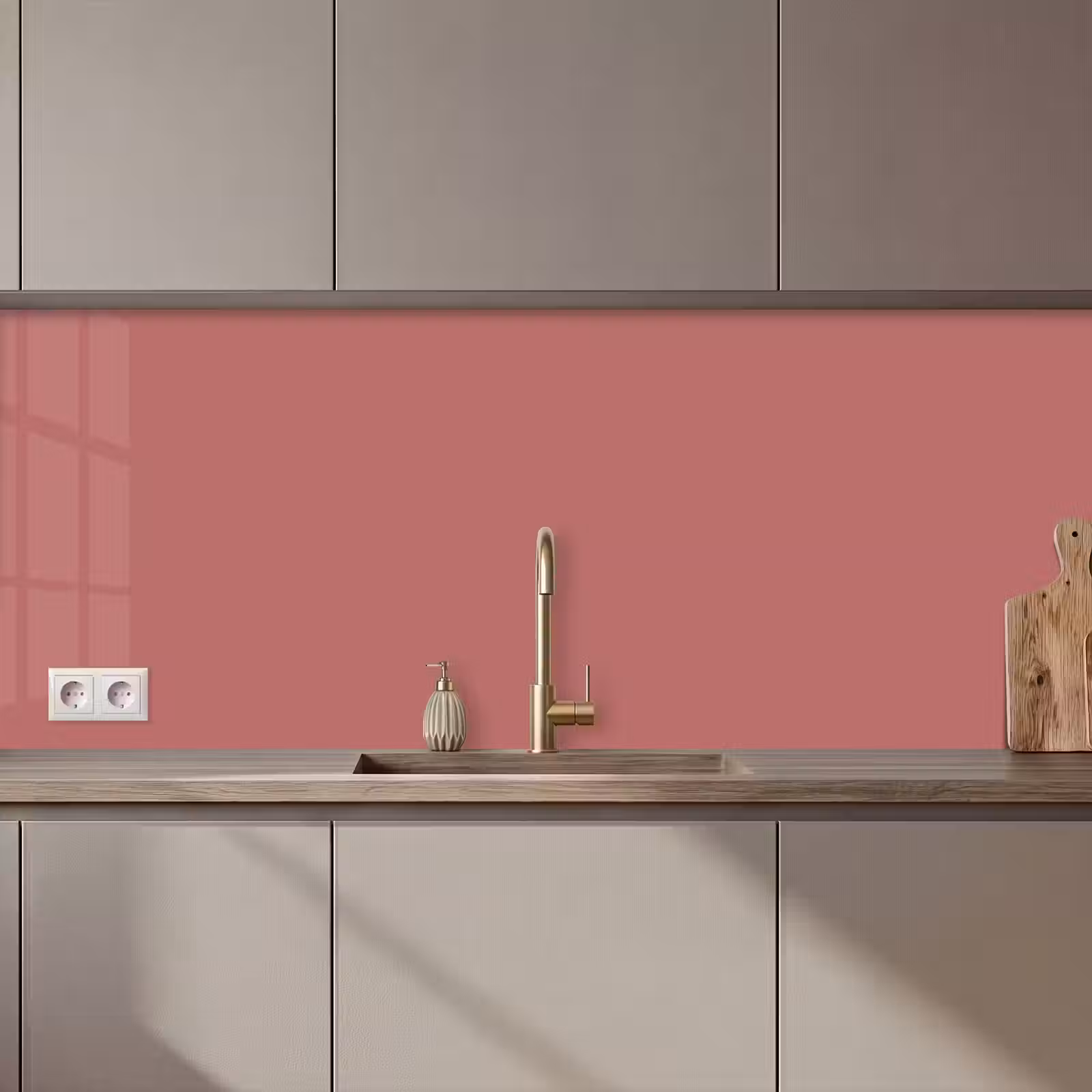 Keuken achterwand - Ancient - Rose - Roze — 1