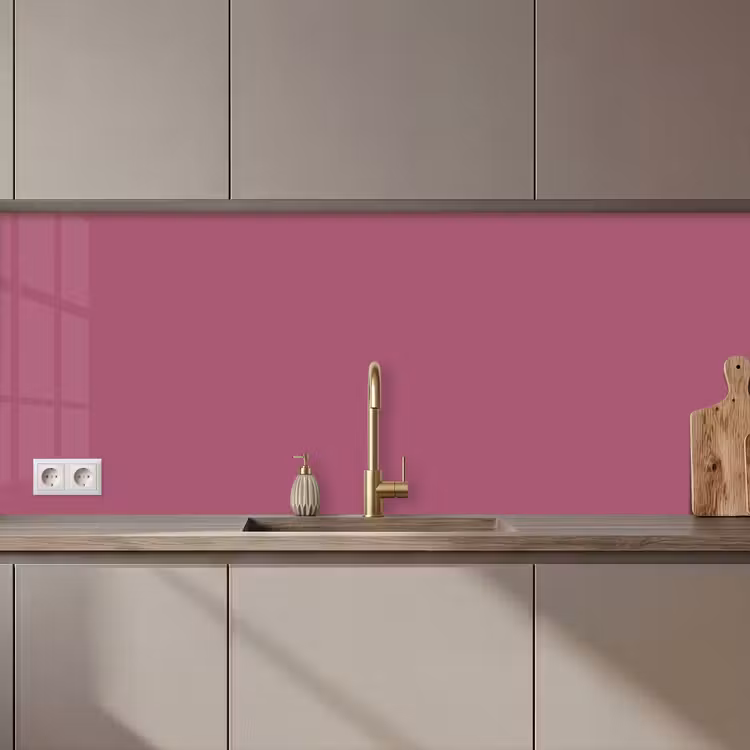 Keuken achterwand - Berry - Roze -Pink — 1