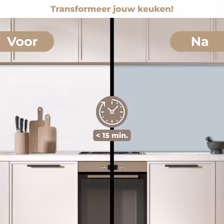 Keuken achterwand - Blue - Bay - Blauw — 3