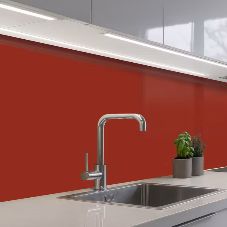 Keuken achterwand - Burnt - Copper - Rood — 2