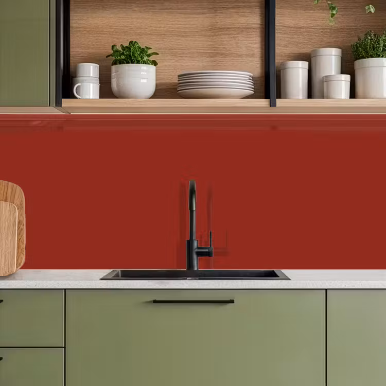 Keuken achterwand - Burnt - Copper - Rood — 8