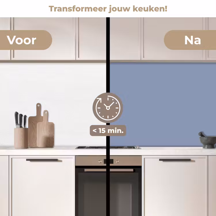 Keuken achterwand - Canary - Champ - Blauw — 3