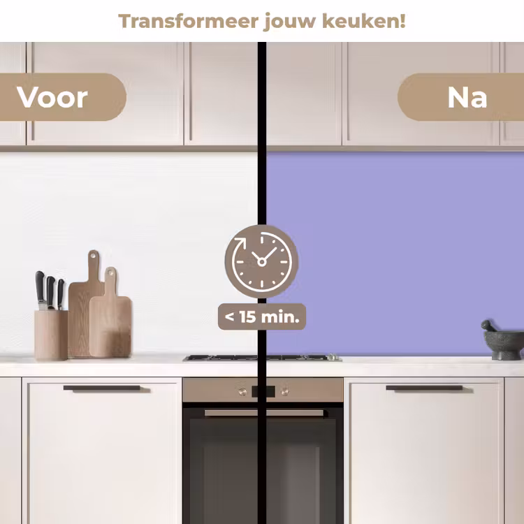 Keuken achterwand - Ceil - Paars - Lila — 3