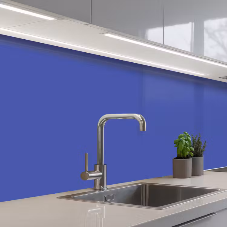 Keuken achterwand - Chinese - Blue - Blauw — 2