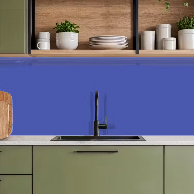 Keuken achterwand - Chinese - Blue - Blauw — 8