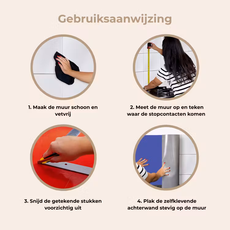 Keuken achterwand - Chinese - Blue - Blauw — 9