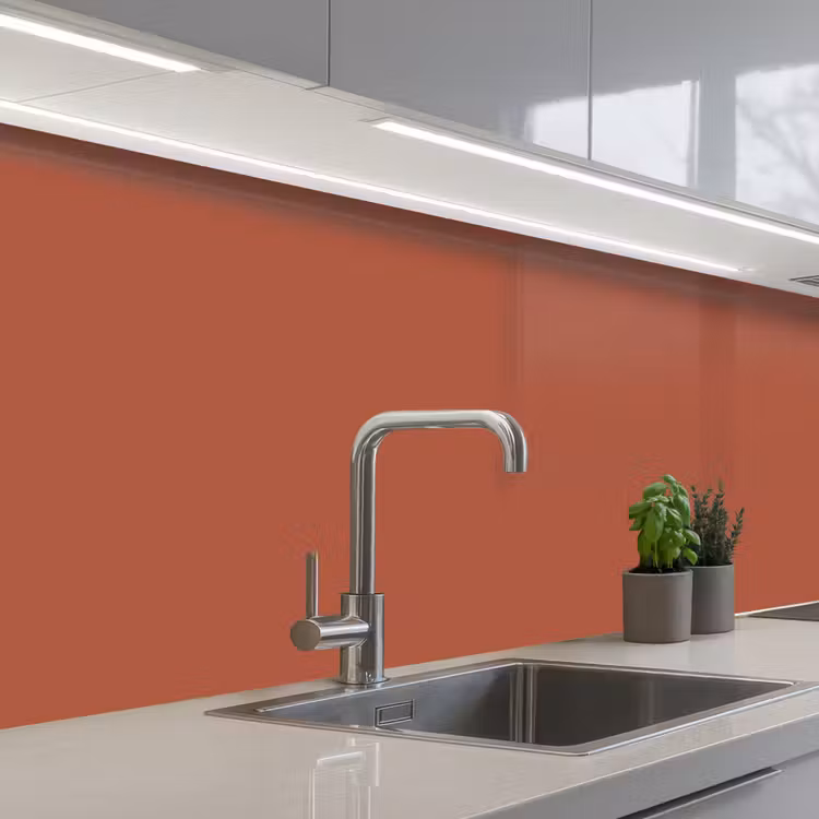 Keuken achterwand - Copperhead - Oranje - Bruin — 2