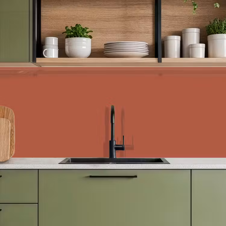 Keuken achterwand - Copperhead - Oranje - Bruin — 8