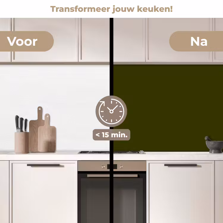 Keuken achterwand - Dark - Olive - Groen — 3
