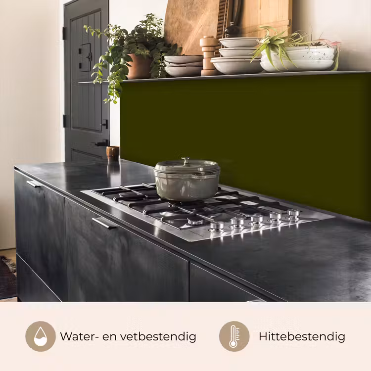 Keuken achterwand - Dark - Olive - Groen — 5