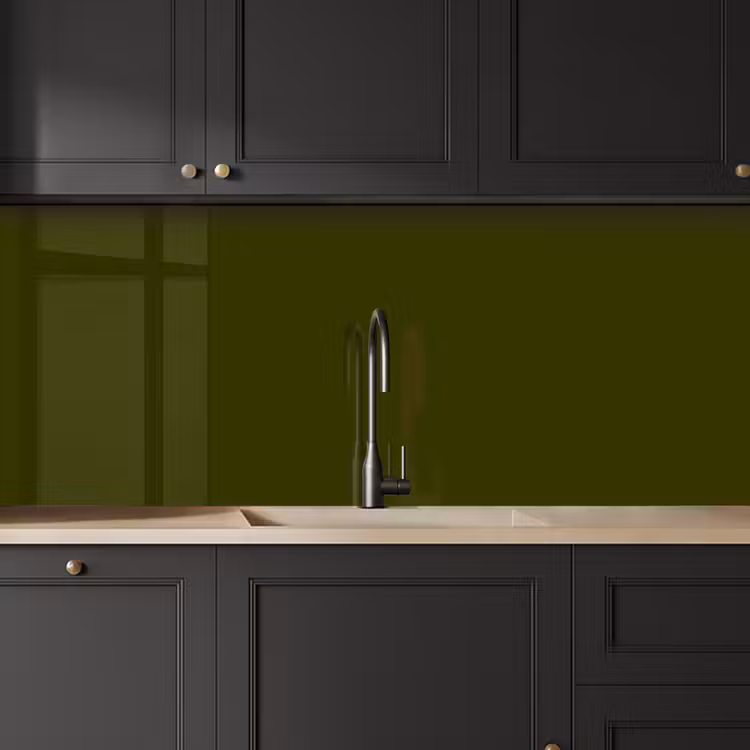 Keuken achterwand - Dark - Olive - Groen — 6