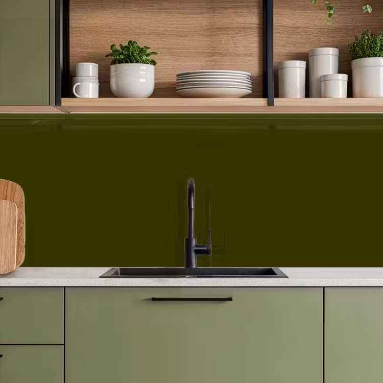 Keuken achterwand - Dark - Olive - Groen — 8