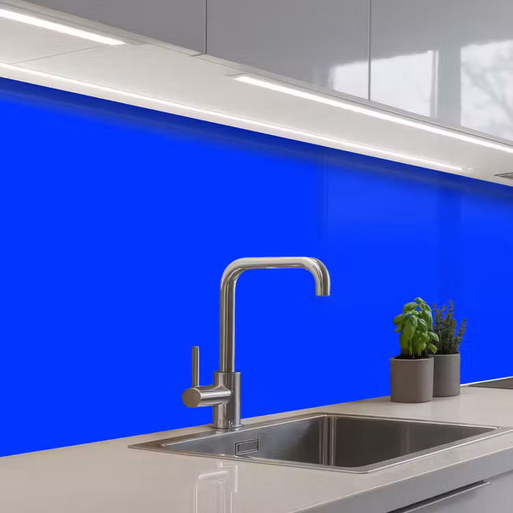 Keuken achterwand - Electric - Blue - Blauw — 2