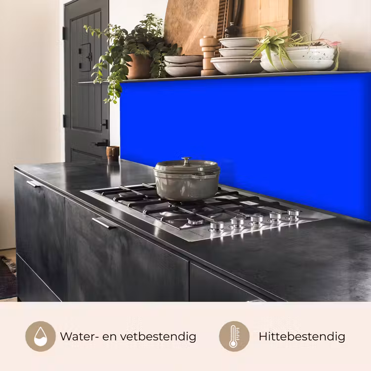 Keuken achterwand - Electric - Blue - Blauw — 5