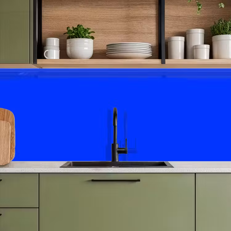 Keuken achterwand - Electric - Blue - Blauw — 8