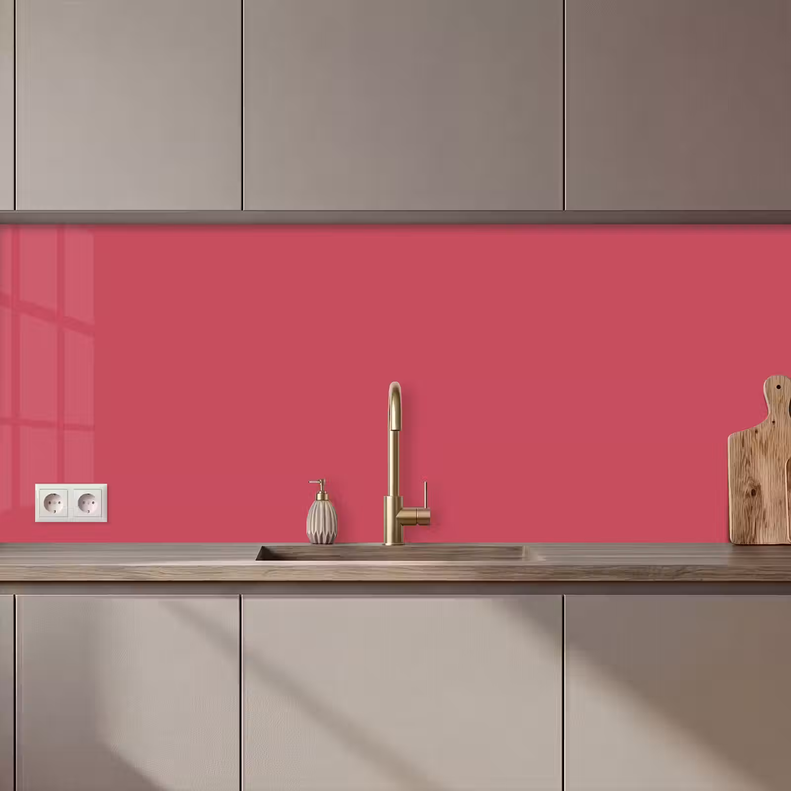 Keuken achterwand - Bold - Berry - Rood — 1