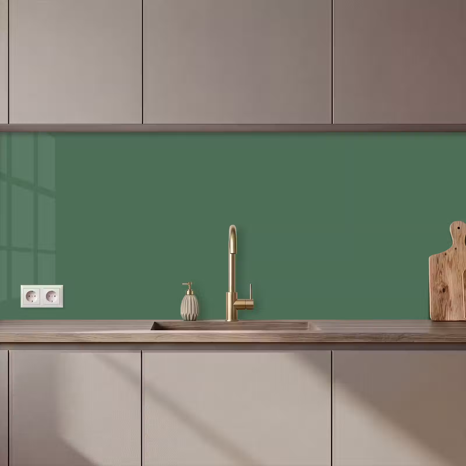 Keuken achterwand - Deep - Sagewood - Groen — 1