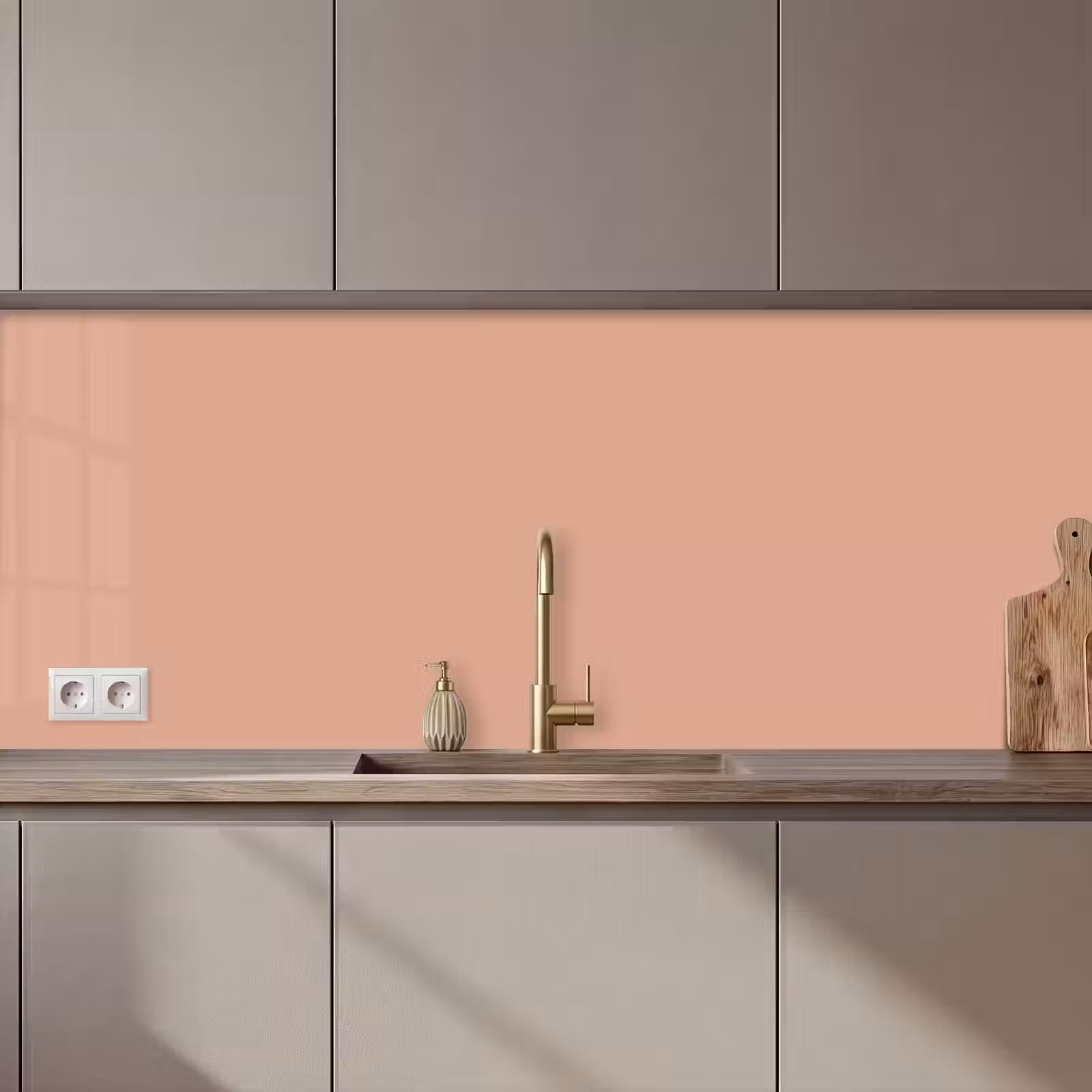 Keuken achterwand - Dusty - Rose - Roze — 1