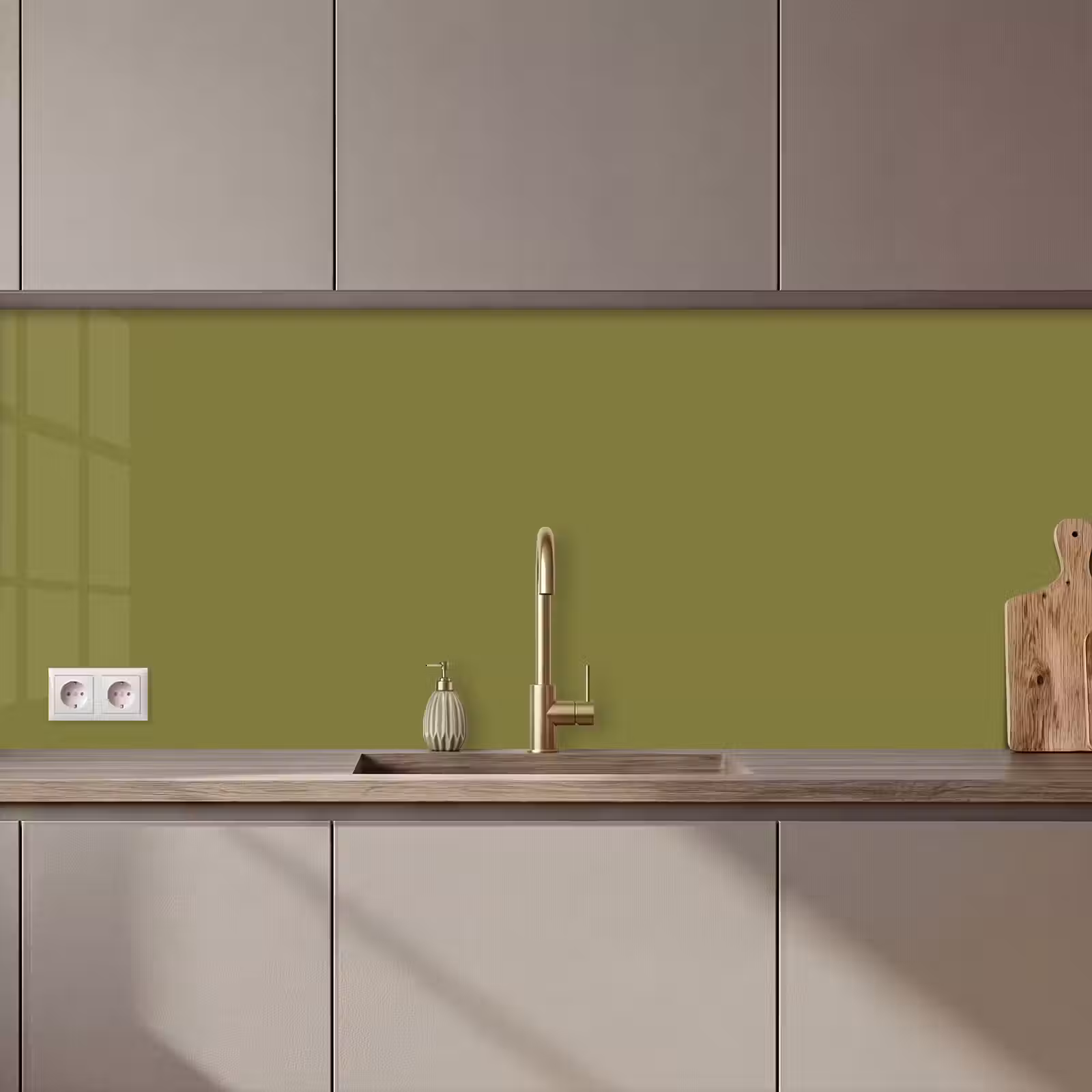 Keuken achterwand - Juniper - Groen - Organisch — 1