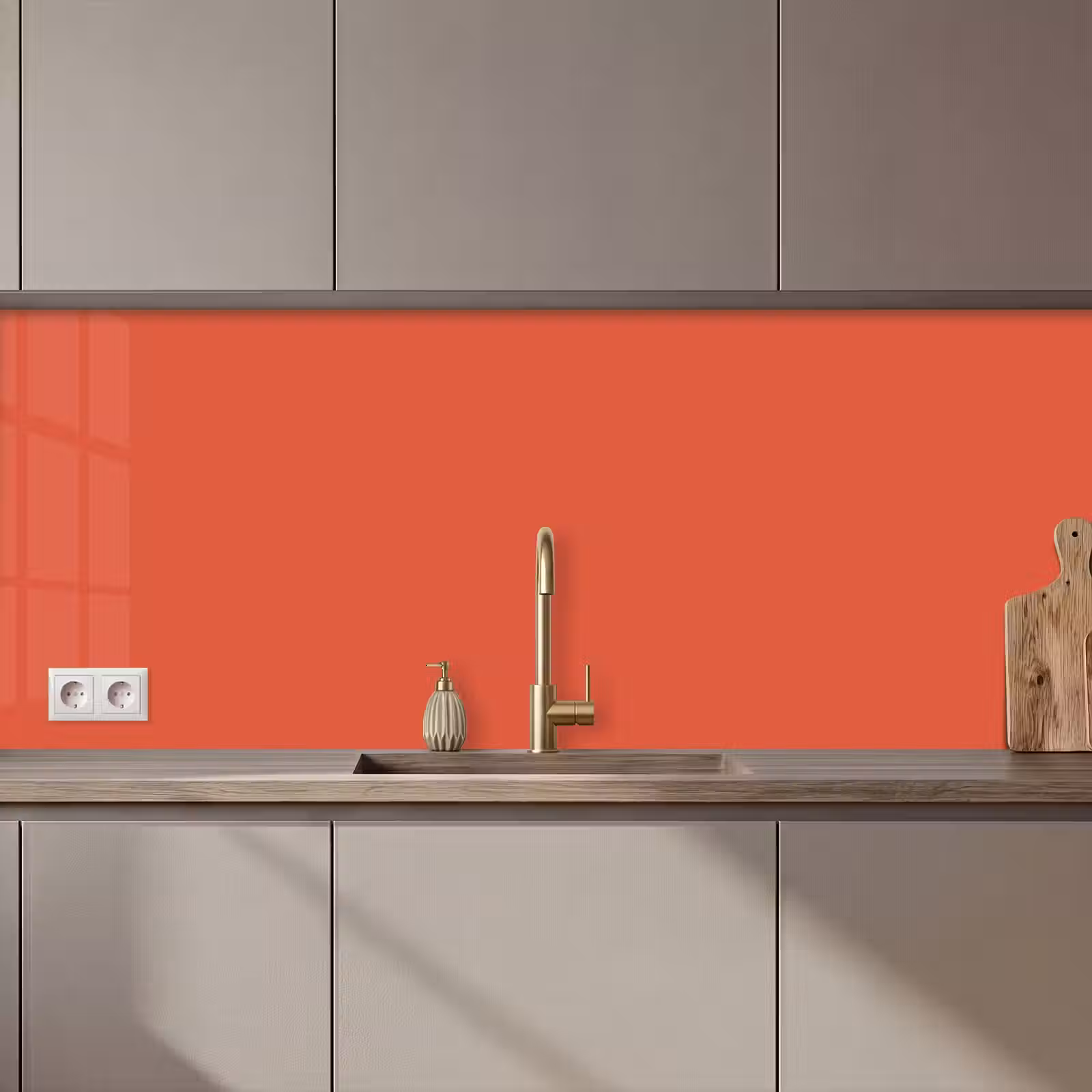 Keuken achterwand - Rustic - Clay - Oranje — 1