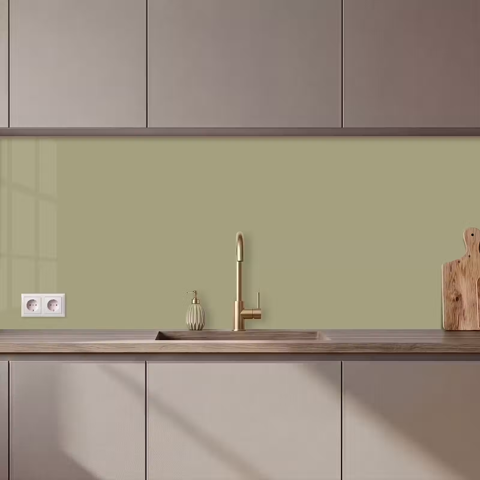 Keuken achterwand - Vintage - Sage - Groen — 1