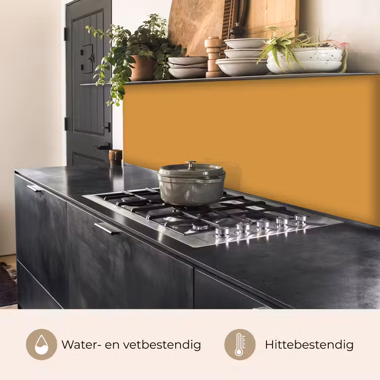 Keuken achterwand - Autumn - Mustard - Geel — 5