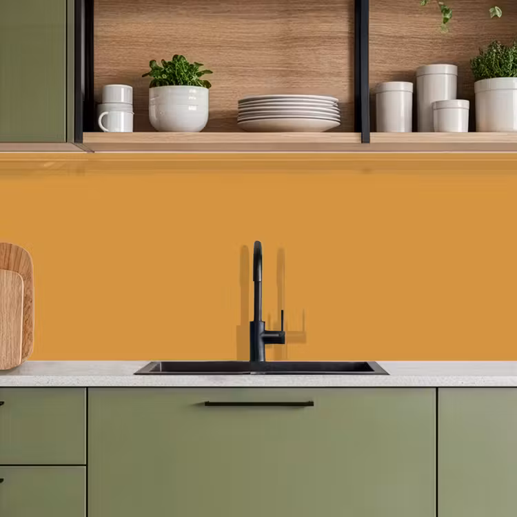 Keuken achterwand - Autumn - Mustard - Geel — 8
