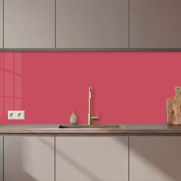 Keuken achterwand - Bold - Berry - Rood — 1