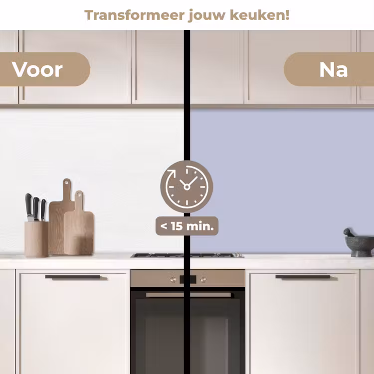 Keuken achterwand - Chalky - Lavender - Paars — 3