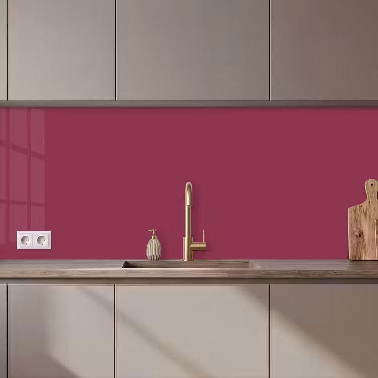 Keuken achterwand - Deep - Rasberry - Rood — 1