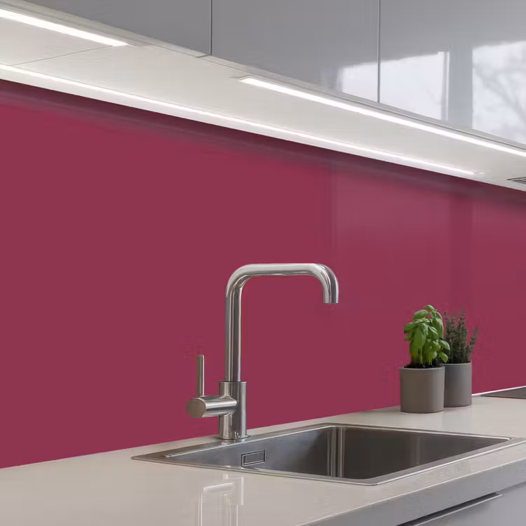 Keuken achterwand - Deep - Rasberry - Rood — 2