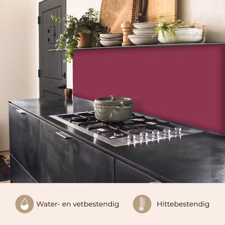 Keuken achterwand - Deep - Rasberry - Rood — 5