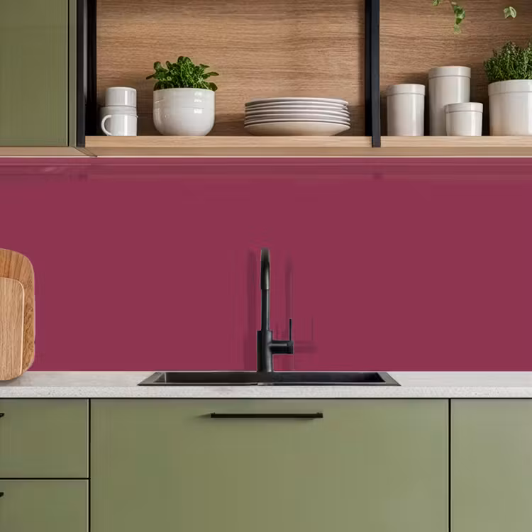 Keuken achterwand - Deep - Rasberry - Rood — 8