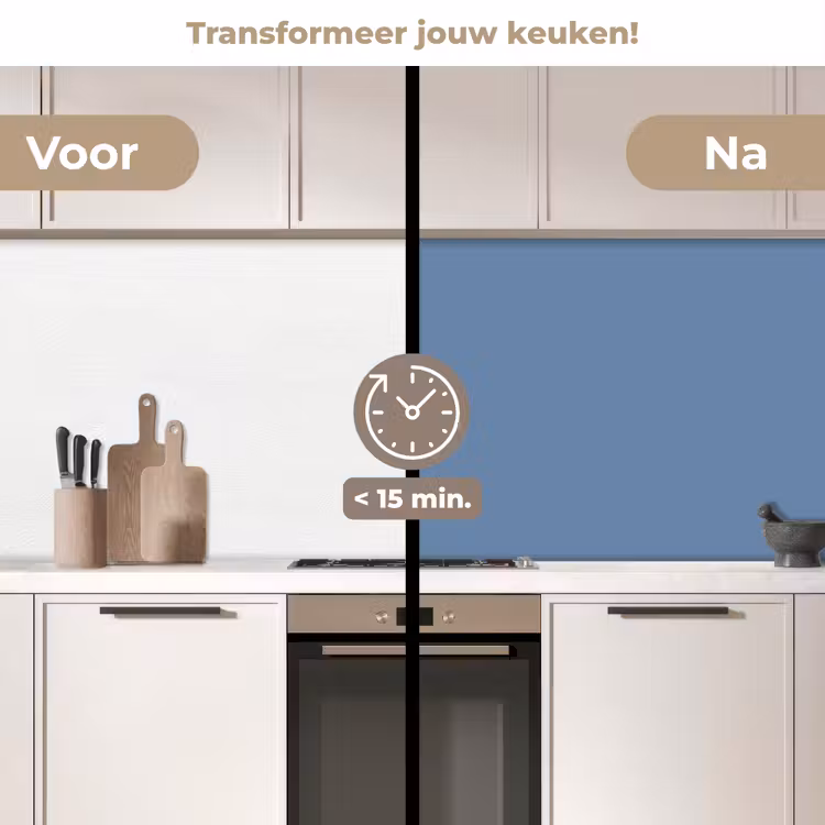 Keuken achterwand - Denim - Breeze - Blauw — 3