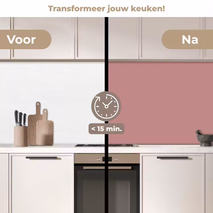 Keuken achterwand - Dusty - Rose - Roze — 3