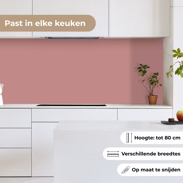 Keuken achterwand - Dusty - Rose - Roze — 7