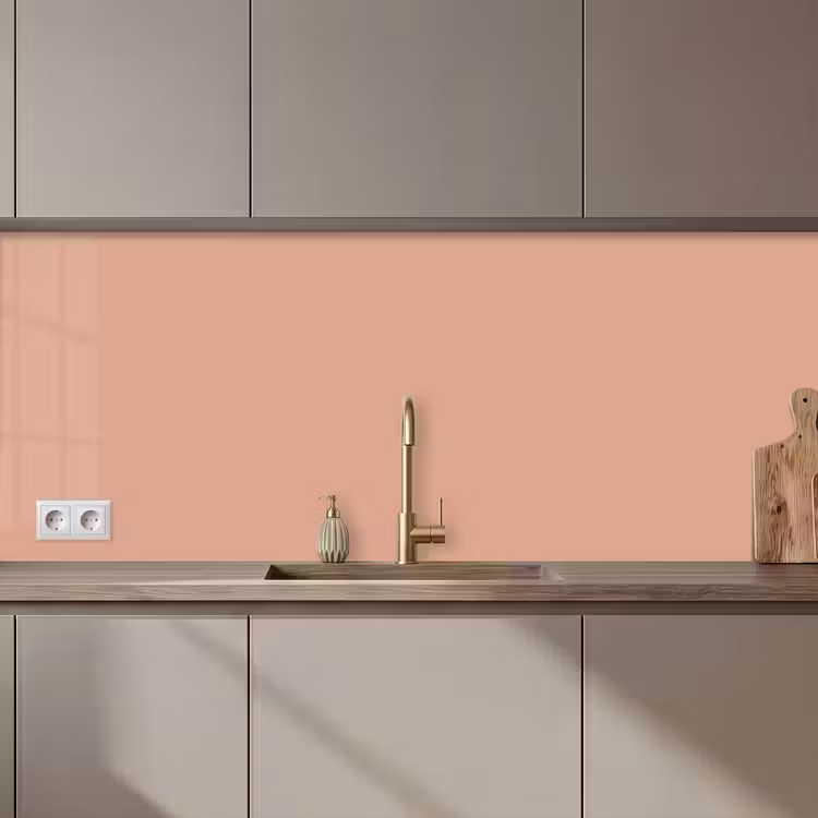 Keuken achterwand - Dusty - Rose - Roze — 1
