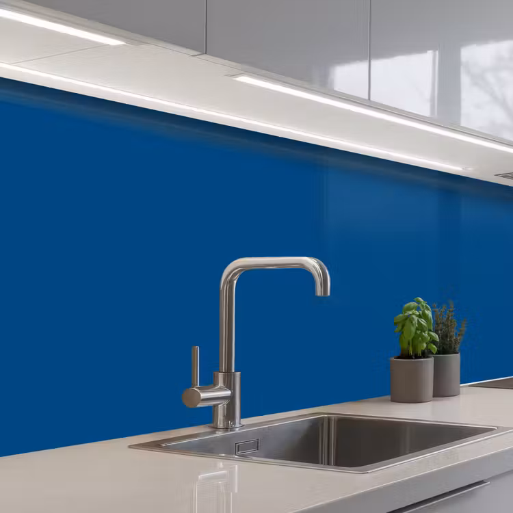 Keuken achterwand - Free - Groove - Blauw — 2