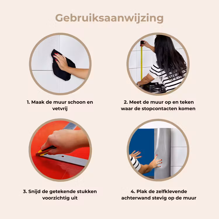 Keuken achterwand - Free - Groove - Blauw — 9