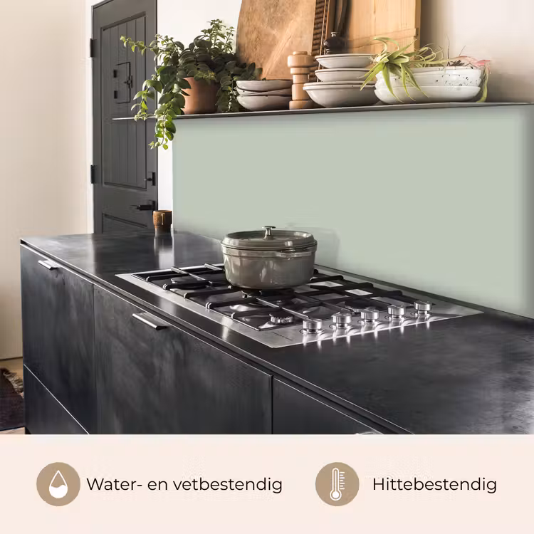Keuken achterwand - Frosted - Mint - Groen — 5