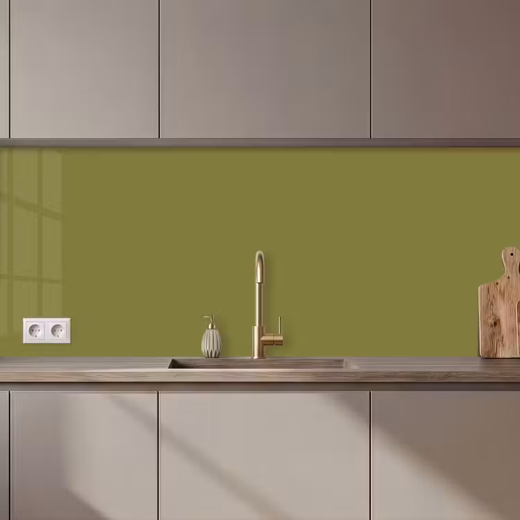 Keuken achterwand - Juniper - Groen - Organisch — 1