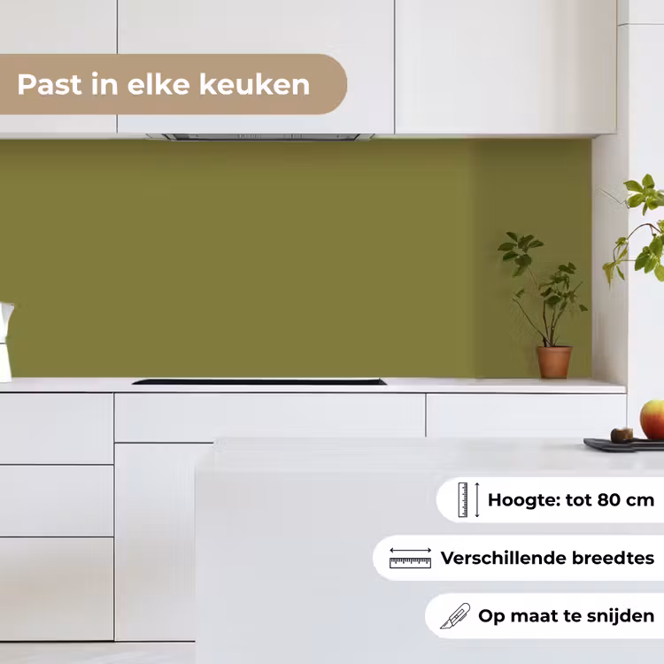 Keuken achterwand - Juniper - Groen - Organisch — 7