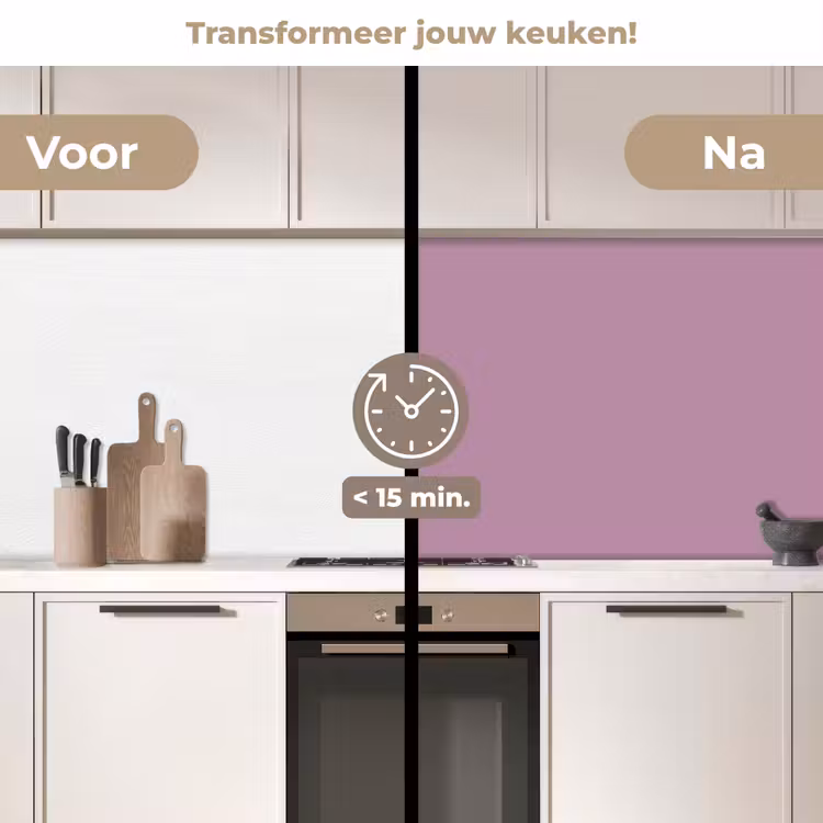 Keuken achterwand - Lilac - Paars - Mauve — 3