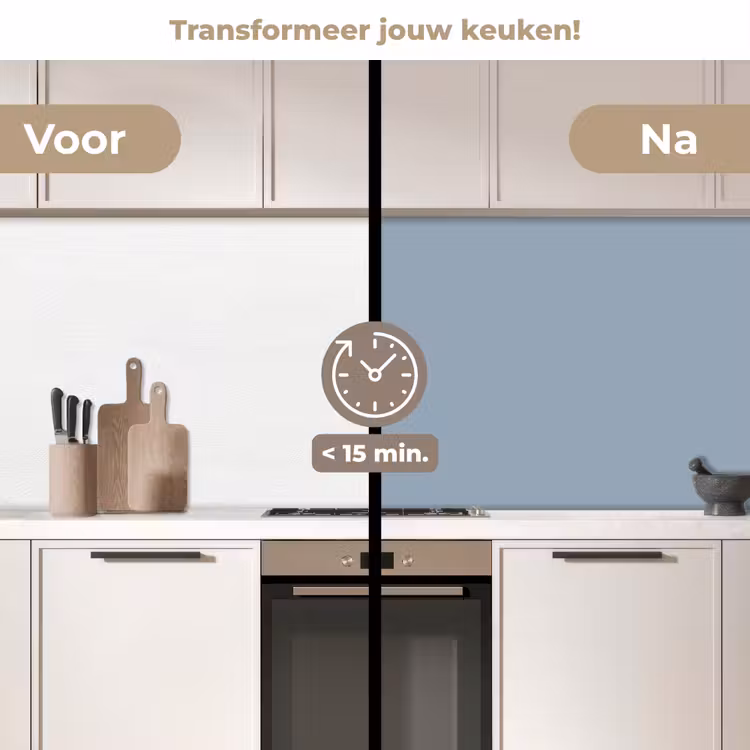 Keuken achterwand - Mellow - Breeze - Blauw — 3