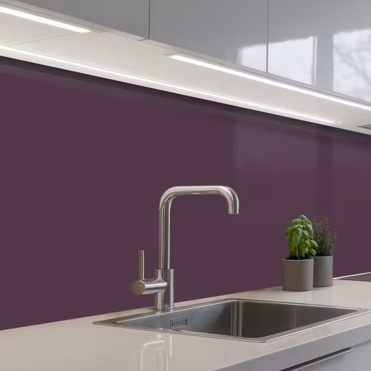 Keuken achterwand - Midnight - Plum - Paars — 2