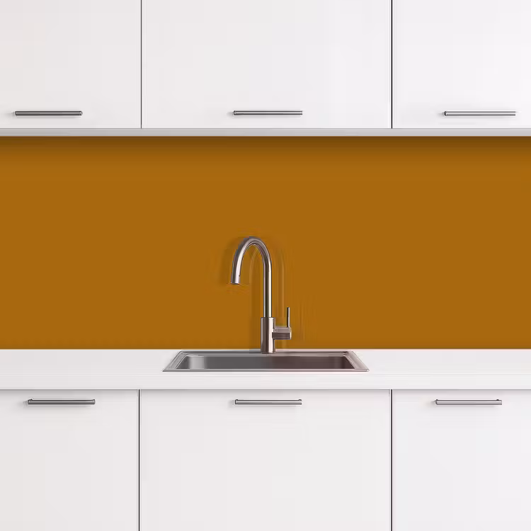 Keuken achterwand - Ocre - Gold - Geel — 4