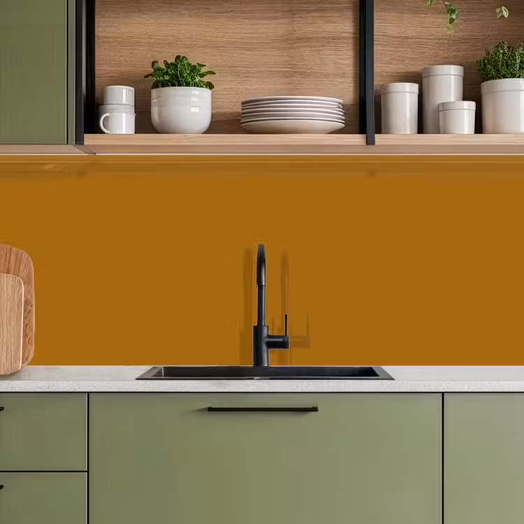 Keuken achterwand - Ocre - Gold - Geel — 8