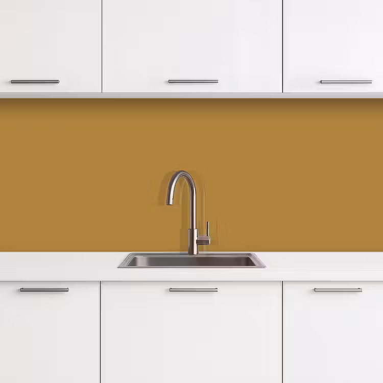 Keuken achterwand - Rhythmic - Ochre - Geel — 4