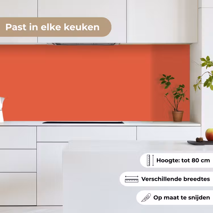 Keuken achterwand - Rustic - Clay - Oranje — 7