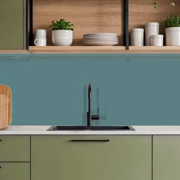 Keuken achterwand - Serene - Teal - Blauw — 8